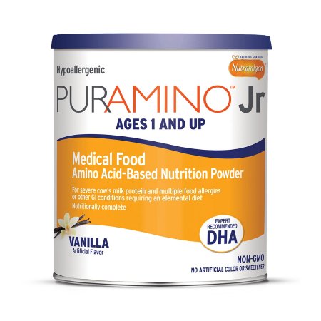 PurAmino Jr - Pediatric Oral Supplement Vanilla Flavor 14.1 oz. Can Powder - 178801