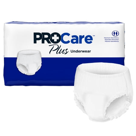 First Quality Adult Absorbent Underwear Procare Plus Pull On With Tear Away Seams Large Disposable Moderate Absorbency - CRP-513