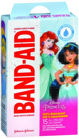 Band-Aid - Adhesive Strip 1 X 3 Inch Plastic Rectangle Kid Design (Disney Princess) Sterile - 10381371190536