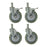 R & B Wire Products - Replacement Locking Caster Set 2 Locking, 2 Non-Locking - LC/CSTRS