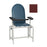 Winco Mfg, Chair Blood Draw Burgundy Steel 300Lb Capacity Padded Back/18-3/4" Seat Ea - 2573-14