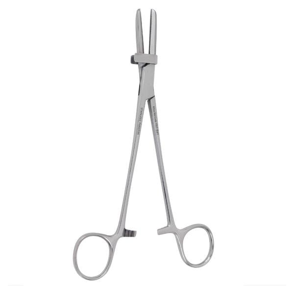 Miltex-Integra Forcep Tube Occluding Vantage 7-1/2" Serrated Straight Stainless Steel Ea - V97-591