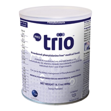 PKU trio - PKU Oral Supplement Vanilla Flavor 400 Gram Can Powder - 51813