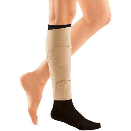Mediusa Compression Wrap Circaid Juxatalite Hd Lower Leg 2X-Large / Short Tan Open Toe - CJL3S005