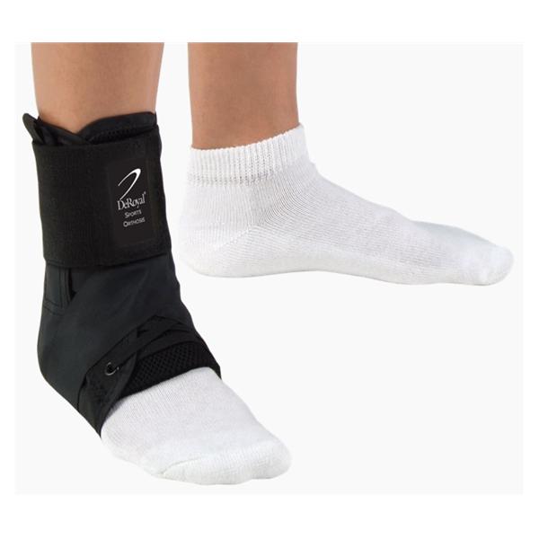 Deroyal Industries Inc Brace Orthosis Sports 11-12" Ankle Nylon 11-12" Black Size Small Universal Ea - AB2900-12