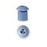 Welch-Allyn Eartip Tympanometer For Microtymp3 Blue 4/Pk - 24623