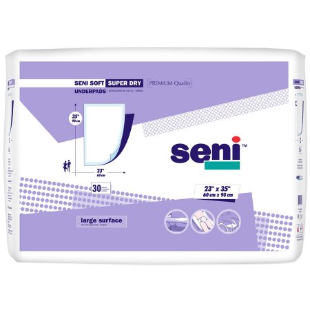 Tzmo Usa Underpad Seni Soft Super Dry 23 X 35 Inch Disposable Cellulose Pulp / Superabsorbent Polymer Heavy Absorbency - S-0330-UD1