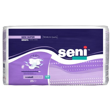 Tzmo Usa Unisex Adult Incontinence Brief Seni Super X-Small Disposable Heavy Absorbency - S-XS25-BS1