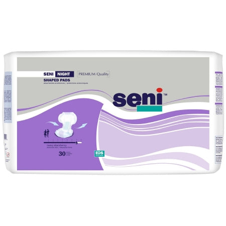 Tzmo Usa Incontinence Liner Seni Shaped Pads 27 Inch Length Heavy Absorbency One Size Fits Most Adult Unisex Disposable - S-PL30-PS1