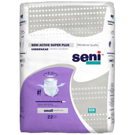 Tzmo Usa Unisex Adult Absorbent Underwear Seni Active Super Plus Pull On With Tear Away Seams Small Disposable Heavy Absorbency - S-SM22-AP1