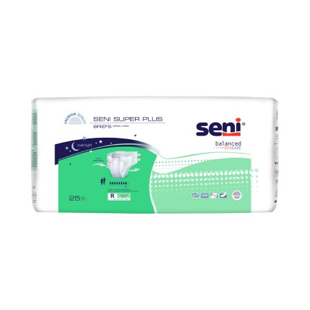 Seni Super Plus - Unisex Adult Incontinence Brief Regular Disposable Heavy Absorbency - S-RE25-BP1