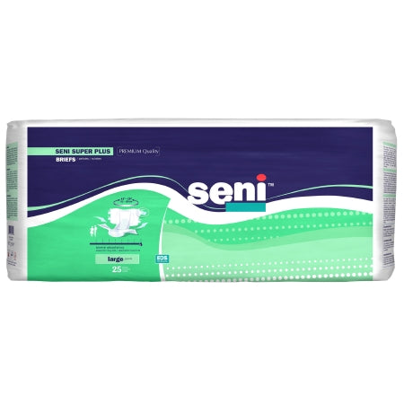 Tzmo Usa Unisex Adult Incontinence Brief Seni Super Plus Large Disposable Heavy Absorbency - S-LA25-BP1