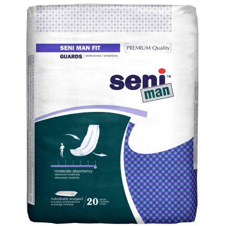 Tzmo Usa Incontinence Liner Seni Man 15.7 Inch Length Heavy Absorbency One Size Fits Most Adult Male Disposable - S-FT20-PM1
