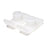 Graham-Field/Everest &Jennings Glide Skis For Most 1" Walkers 1" White 2/Pr - 603210R