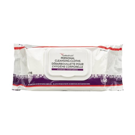 Cardinal Health - Rinse-Free Personal Wipe Soft Pack Aloe Unscented 96 Count - 2AWU-96