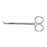 Miltex Peripheral Vascular Scissors Jarit Diethrich-Potts 5-1/4 Inch Length Or Grade German Stainless Steel Nonsterile Finger Ring Handle 45° Angled Sharp Tip / Sharp Tip - 310356