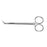 Jarit - Peripheral Vascular Scissors Diethrich-Potts 5-1/4 Inch Length OR Grade German Stainless Steel NonSterile Finger Ring Handle 45° Angled Blades Sharp Tip / Sharp Tip - 310356
