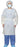 Cypress Over-The-Head Protective Procedure Gown Adult X-Large Yellow Nonsterile Aami Level 2 Disposable - 55-XL