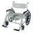 Gendron. Chair Commode 750 Wht 24 Rr/Frnt Cstr 47.25X36" Bari Attendant Whl Lk Ea - 5225