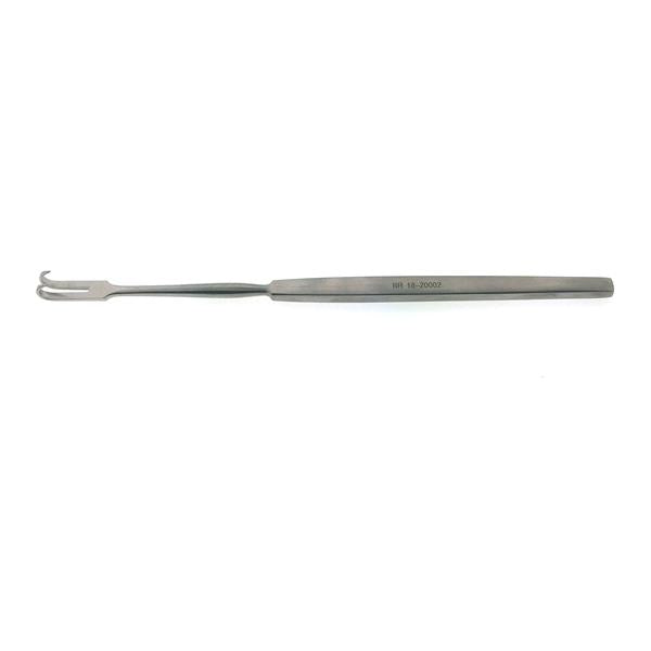 BR Surgical, Hook Skin Skin Brs 6-1/4" 5Mm Sharp Double Prongs Stainless Steel Ea - BR18-20002