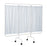 R & B Wire Products - Privacy Screen 3- Panel Without Mesh 27 Inch Width 81 Inch Length - PSS-3CUS
