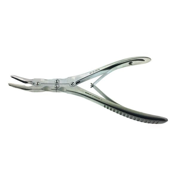 BR Surgical, Rongeur Beyer 7" 4Mm Curved Serrated/Double Action 4Mm Stainless Steel Rsbl Ea - BR32-20118
