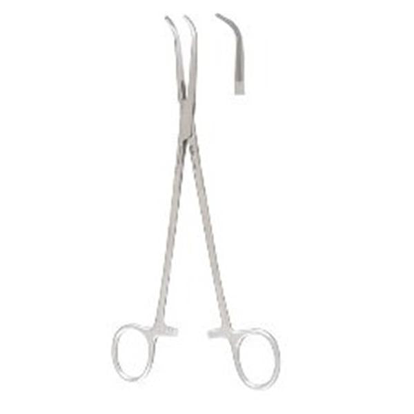 Miltex-Integra Forcep Hemostatic Lahey 7-1/2" Serrated Curved Stainless Steel Ea - 14-48