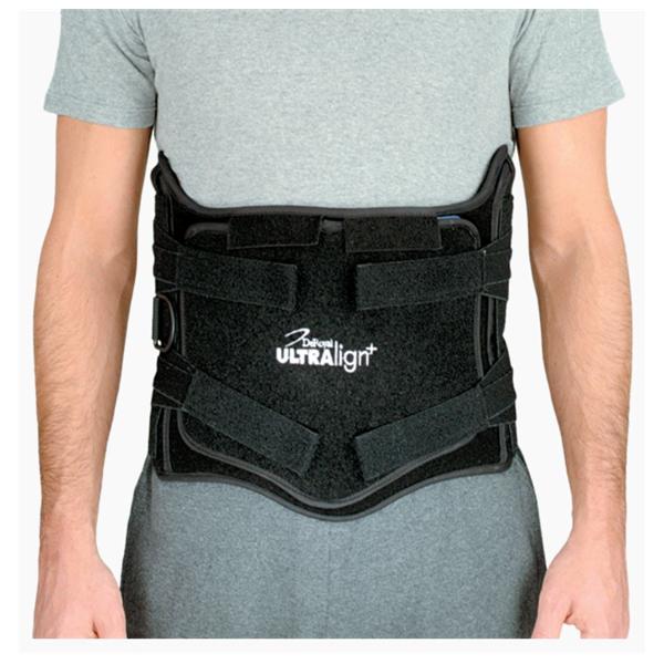 Deroyal Industries Inc Orthosis Ultralign + Adult Lumbar Sacral Tapered Black Size Large Ea - UPL2530-15