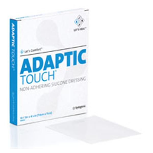 Systagenix Wound Management Dressing Adaptic Touch Silicone/Mesh 3X4-1/4" Sterile Non-Adherent Lf 50/Box - 500502