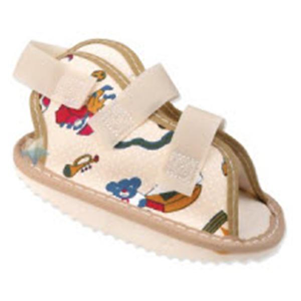 BSN Medical Shoe Cast Fla Canvas Pediatric Print Rocker Sole A 5.5"/Sole B 3" Ea - 43-101107