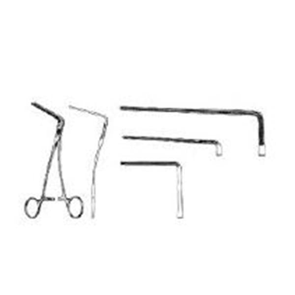 Miltex-Integra Clamp Bulldog Debakey 9" 4Cm Jaw Angled Right Stainless Steel Ea - 24-1650