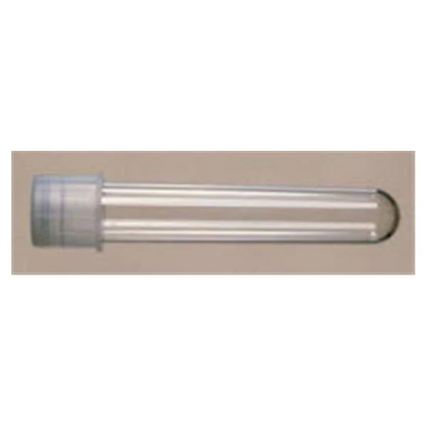 Fisherbrand - Test Tube Round Bottom Plain 16 X 125 mm 19 mL Without Color Coding Screw Cap Polystyrene Tube - 149565A