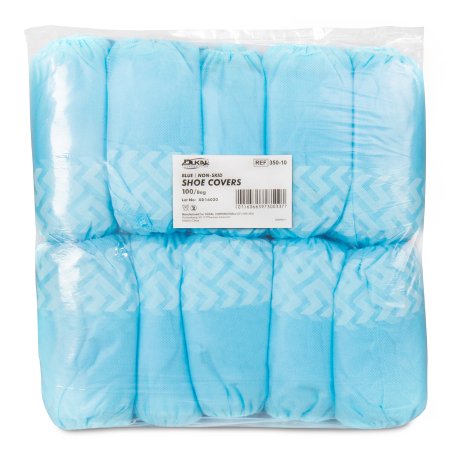 Dukal - Shoe Cover One Size Fits Most Shoe High Nonskid Sole Blue NonSterile - 350-10