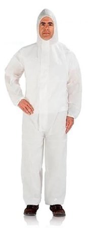 Cypress Coverall With Hood  X-Large White Disposable Nonsterile - TK55LMN