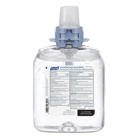 Purell Advanced Green Certified - Hand Sanitizer 1,200 mL Ethyl Alcohol Gel Dispenser Refill Bottle - 5091-04