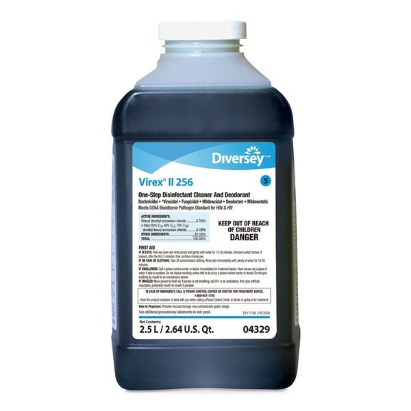 Johnson Diversey Cleaner Germicidal Virex Ii 256 2.5 Liter Mint 2/Ca - JDIV04329