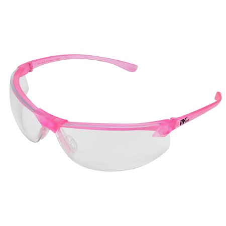 ProVision Allure - Safety Glasses Wraparound Clear Tint Polycarbonate Lens Pink Frame Over Ear Small / Medium - Palmero - 3604PC