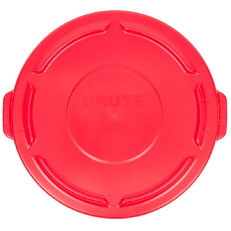 Rubbermaid Brute - Trash Can Lid Red, Snap On, Plastic, 2 X 22-1/4 Inch - FG263100RED