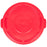 Rubbermaid Brute - Trash Can Lid Red, Snap On, Plastic, 2 X 22-1/4 Inch - FG263100RED
