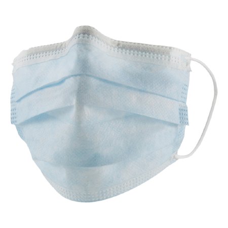 Cypress Procedure Mask Intco Pleated Earloops One Size Fits Most Blue Nonsterile - FM301/FM401