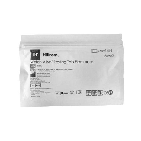 Welch Allyn Electrode, Tab (100/Pk 5Pk/Bx 10Bx/Cs) - 108071
