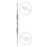 Miltex-Integra Curette Bone House 7" 2/2.5Mm Oval Cup Tip Light Angled Stainless Steel Ea - 19-2528