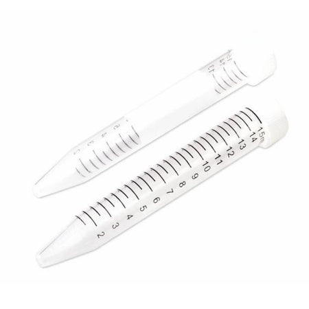 Basix - Centrifuge Tube Conical Bottom Plain 15 mL Without Color Coding Screw Cap Polypropylene Tube - 14-955-238