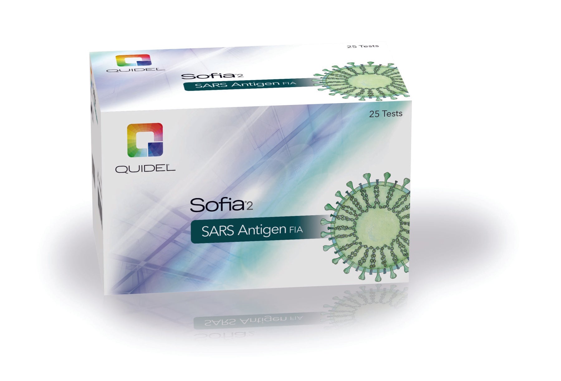 Quidel Rapid Test Kit Sofia® Fluorescence Immunoassay (FIA) SARS Antigen FIA Nasal Swab / Nasopharyngeal Swab Sample 25 Tests-	20374