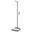 Seca Column Scale With Handrail Digital Display 800 Lbs. Capacity White Ac Adapter / Battery Operated - ON SHM IUT NN