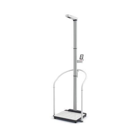 Seca - Column Scale with Handrail Digital Display 800 lbs. Capacity White AC Adapter - ON SHM IUT NN