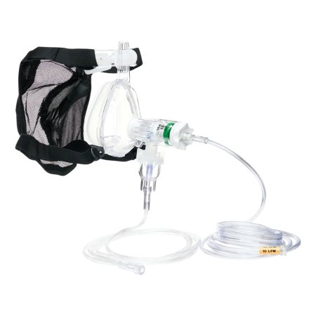 Go-Pap with BiTrac and Neb-connect - CPAP System Mask with Headgear Full Face Style Medium - Pulmodyne - 313-4604NC