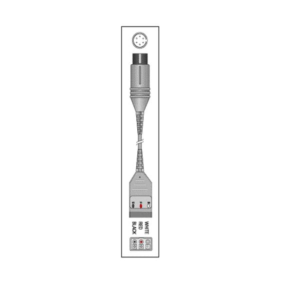 Replacement Parts Ind Inc Cable Patient For Vital Monitor 3 Lead Ea - KCC003