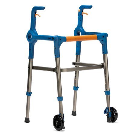 Roami - Walker with Wheels Adjustable Height Aluminum Frame 300 lbs. Weight Capacity 34 to 39 Inch Height - 7102766