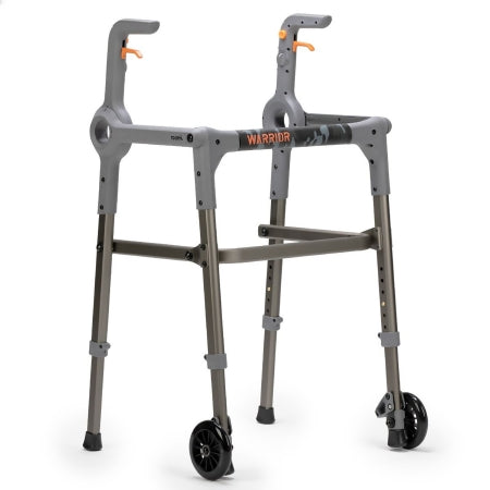 Roami - Walker with Wheels Adjustable Height Aluminum Frame 300 lbs. Weight Capacity 34 to 39 Inch Height - 7102769